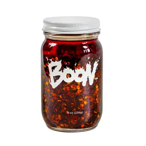 Extra Hot Boon Sauce | A Spicy, Savory and Flavorful Chili Oil in a Glass Bottle