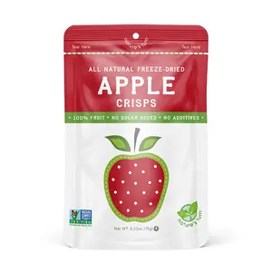 Nature's Turn Freeze-Dried Apple Crisps - 100% Real Fruit, No Sugar Added, Plant-Based, Gluten-Free, Vegan-Friendly, Lightweight Crispy Texture, On-The-Go Clean Eating Choice