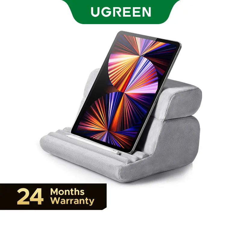 UGREEN Tablet Pillow Stand Soft Holder with 3 Viewing Angles Adjustable Pillow Holder Backrest Washable, Cellphone Mount Accessories,DealsForYouDays