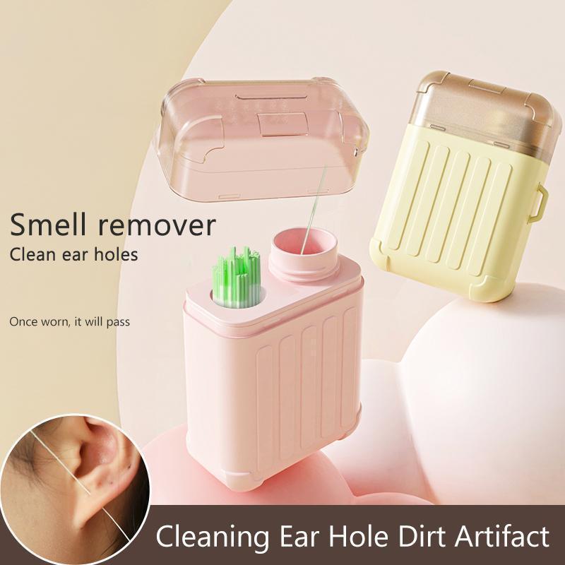 Piercing Hole Cleaning Kit, Earrings Hole Cleaner, Ear Hole Cleaning Lines, Pierced Aftercare Care Kit