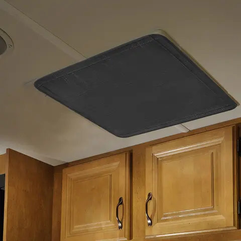Safoner RV Skylight Insulator Shade, Blackout Interior Roof Vent Cover Stay Cool & Private in Your RV, Reflective Sun Block, 3-Layer Insulation Blocks Sunlight and Heat, 16x16 in