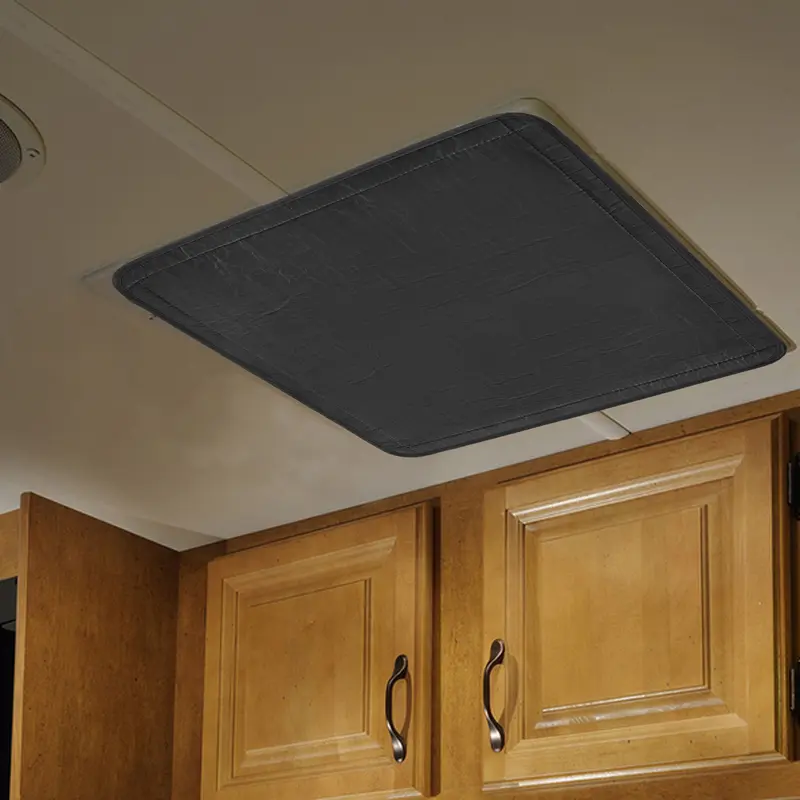 Safoner RV Skylight Insulator Shade, Blackout Interior Roof Vent Cover Stay Cool & Private in Your RV, Reflective Sun Block, 3-Layer Insulation Blocks Sunlight and Heat, 16x16 in