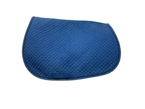 Dover Saddlery DS Mini Diamond Quilted All-Purpose Saddle Pad Blue/Black