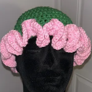 Custom Crochet Ruffle Bucket Hat