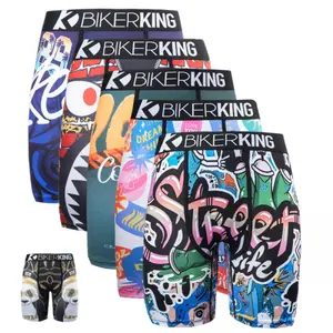 underwear sale men.Mens Boxer Briefs.Soft & Breathable Boxer Briefs for Men .graffiti style Elastic Print men's intimates boxers