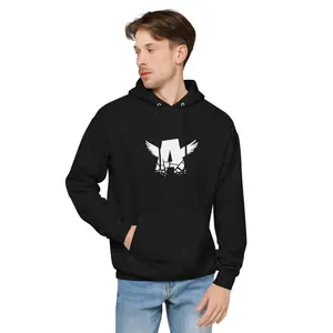 Unisex fleece hoodie | WHITE LOGO