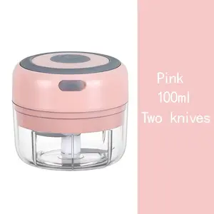 Multifunctional Electric Garlic Chopper 100/250Ml Portable Vegetable Grinder Onion Mixer Mashing Machine for Kitchen