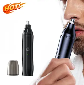 USB-Rechargeable Cordless Nose Hair Trimmer, Nose Hair Trimmer, Ear Hair Trimmer, Unisex Shaver, Removable Blade Heads, Unisex Personal Care Appliance