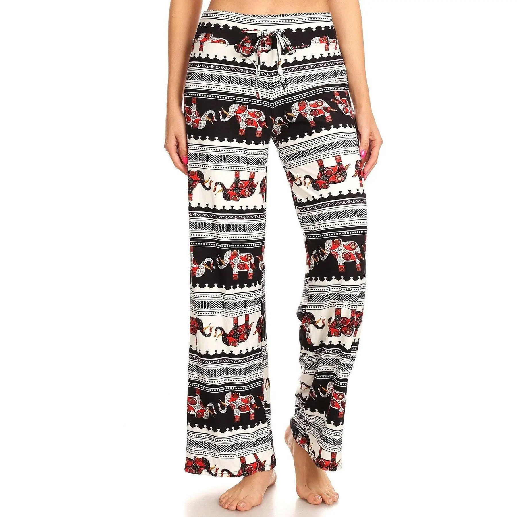 Elephant Print Comfortable Soft Lounge Pajama Pants