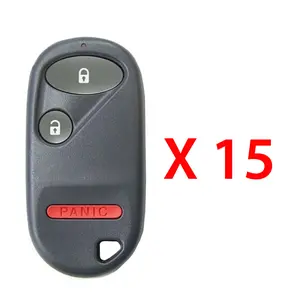 15-Pack Compact Keyless Entry Remote Key Fobs for 2001-2007 Honda Civic Models, FCC# NHVWB1U523/NHVWB1U521, 433 MHz, Battery-Included Automotive Key Accessory