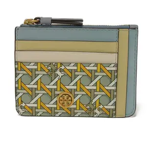 Pre-owned Tory Burch Calfskin Small Leather Goods Robinson Smooth Leather Fragment Case Coin Case