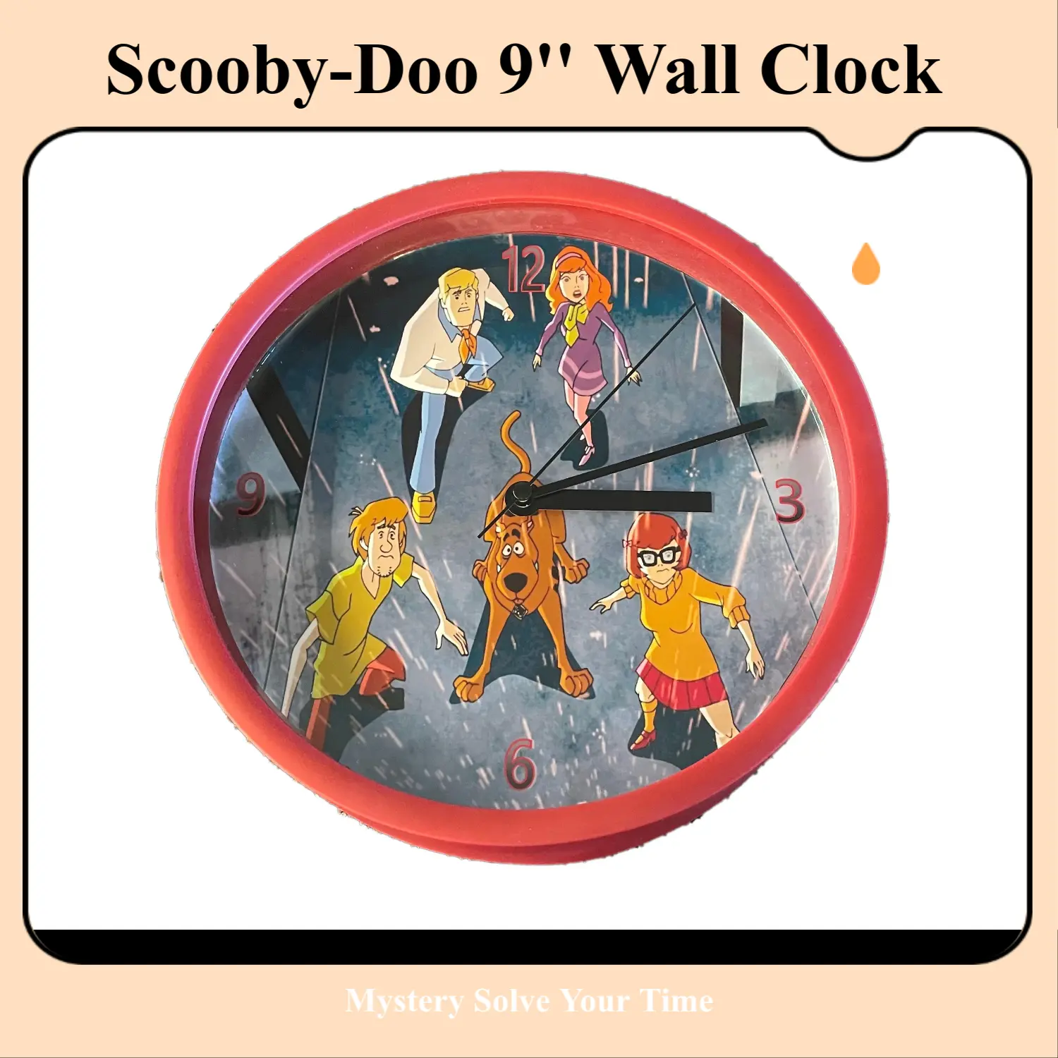 Scooby-Doo 9" Wall Clock