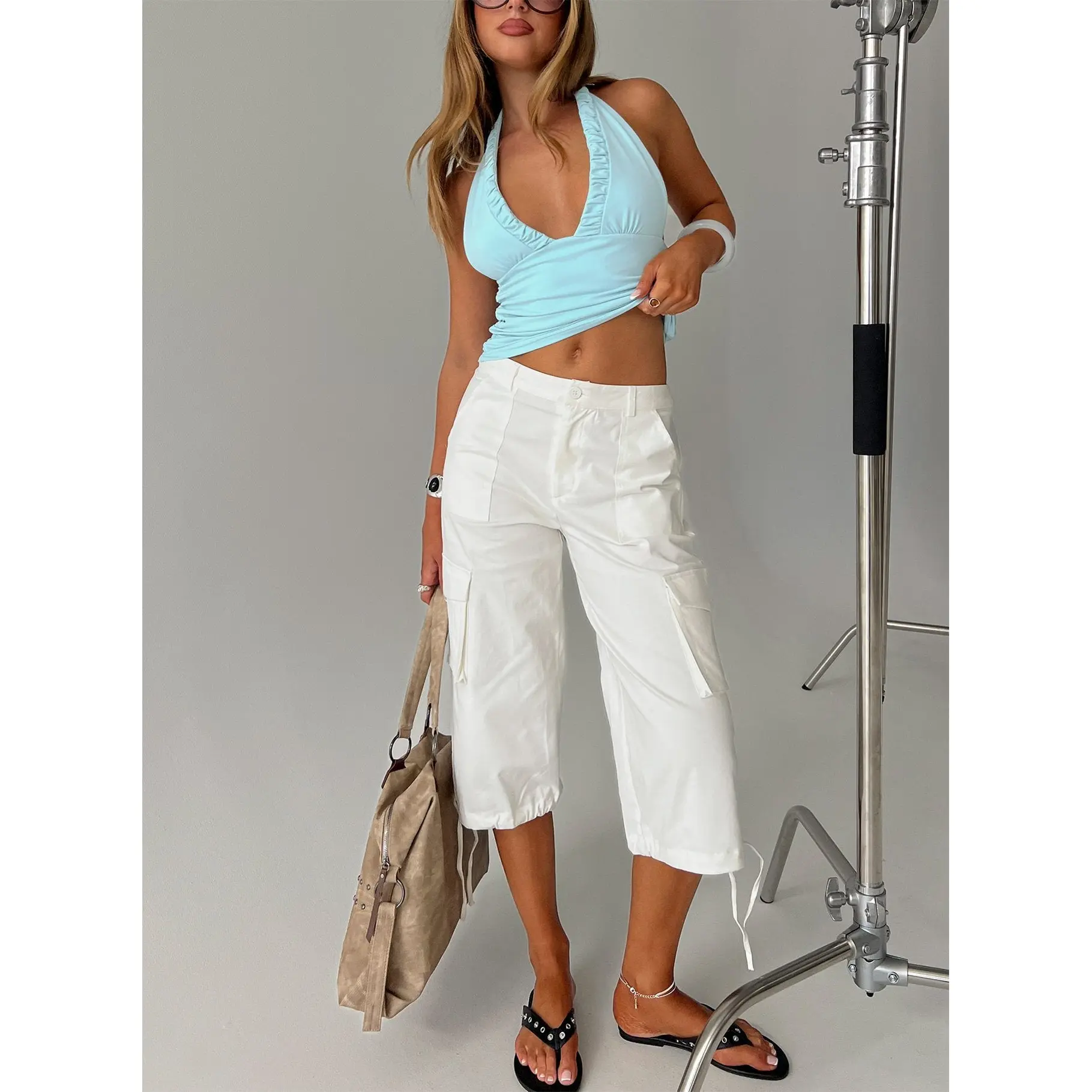 Alfonza Utility Capri White