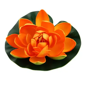 VOCOSTE Aquarium Garden Pond Floating Lotus Decoration for Betta Tank