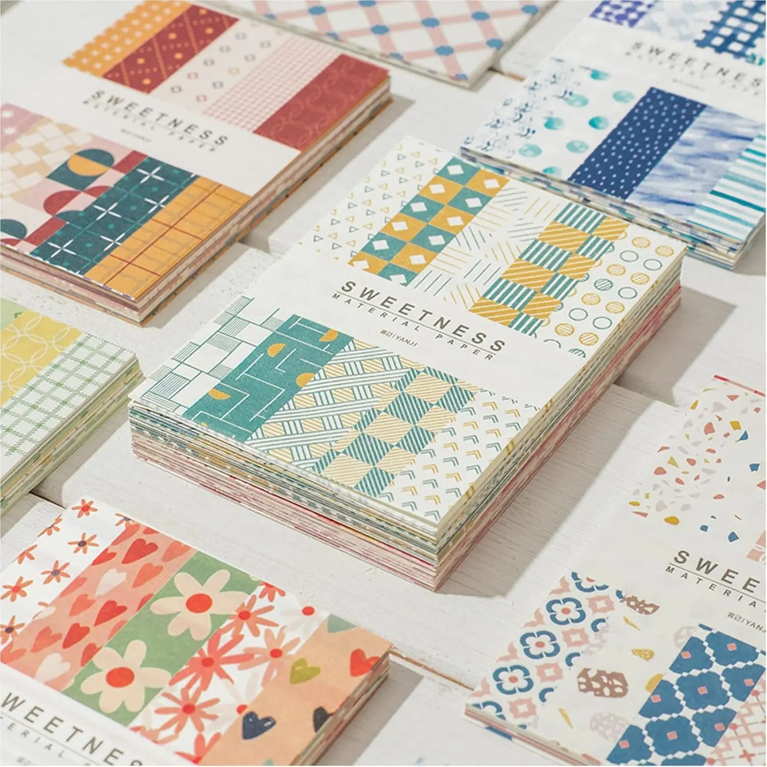 500/360 Sheets Vintage Scrapbook Paper Set,Aesthetic Stationery Paper Supplies,Decorative Paper for DIY Art Crafts,Scrapbooking,Journal,Photo Album,Hand Tools Kits