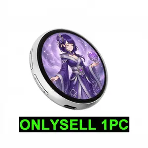 Digital Badge Photo Video Gif Display Screen Pin, Pixel Touchscreen, Lightweight 600mah, Long Battery Life, Portable, Anime & Gaming Gift