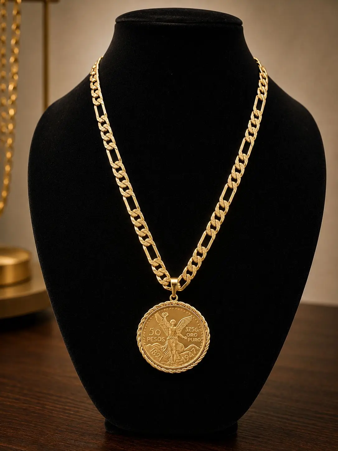 Centenario Gold Plated Necklace