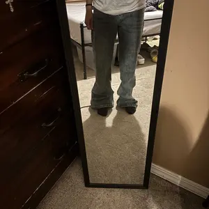 Inflation Men's Street Beaded Cat Whisker Vintage Jeans Fall New American Cleanfit Flared Jeans Menswear Streetwear Casual Denim Valentine's Day