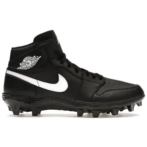 Jordan 1 Mid TD Cleat Black White (men) by StockX
