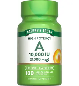Nature's Truth Vitamin A 10000 IU Softgels | 100 Count | Non-GMO & Gluten Free Supplement