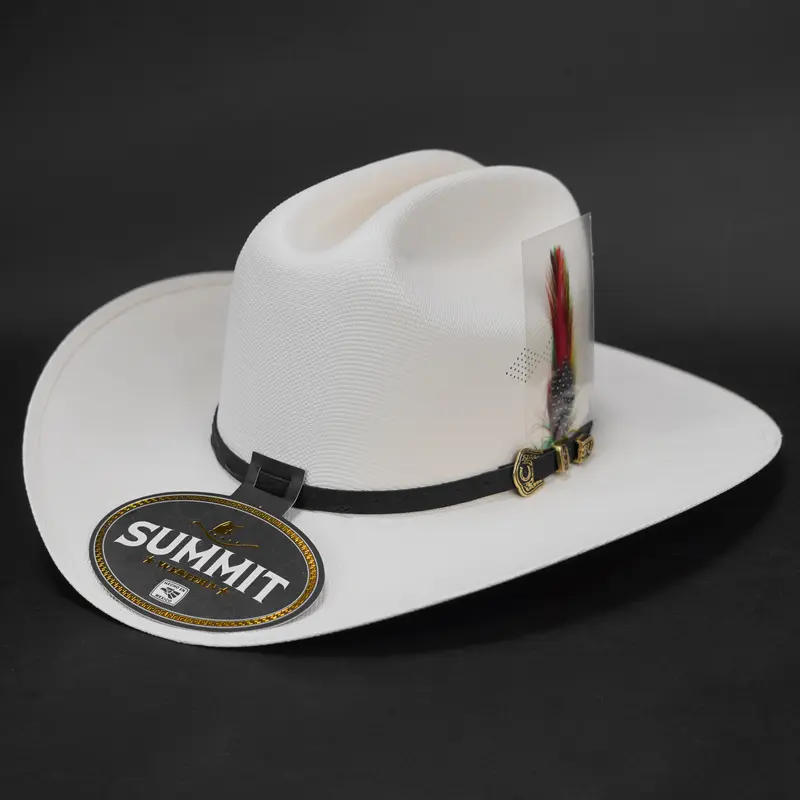 Summit Chaparral 1000X 3.5" Telar Brim Cowboy Hat Sombrero Short Crown 4 1/2" Estilo Panter