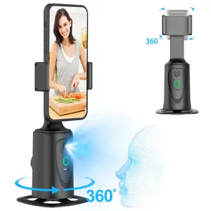Automatic Face Tracking Phone Holder, Rechargeable Scalable Mobile Phone Tripod, Motion-Sensor Mobile Tripod for Vlog/Live Streaming/Video Recording, Selfie
