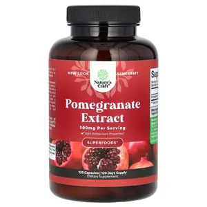Nature's Craft Pomegranate Extract , 500 mg , 120 Capsules