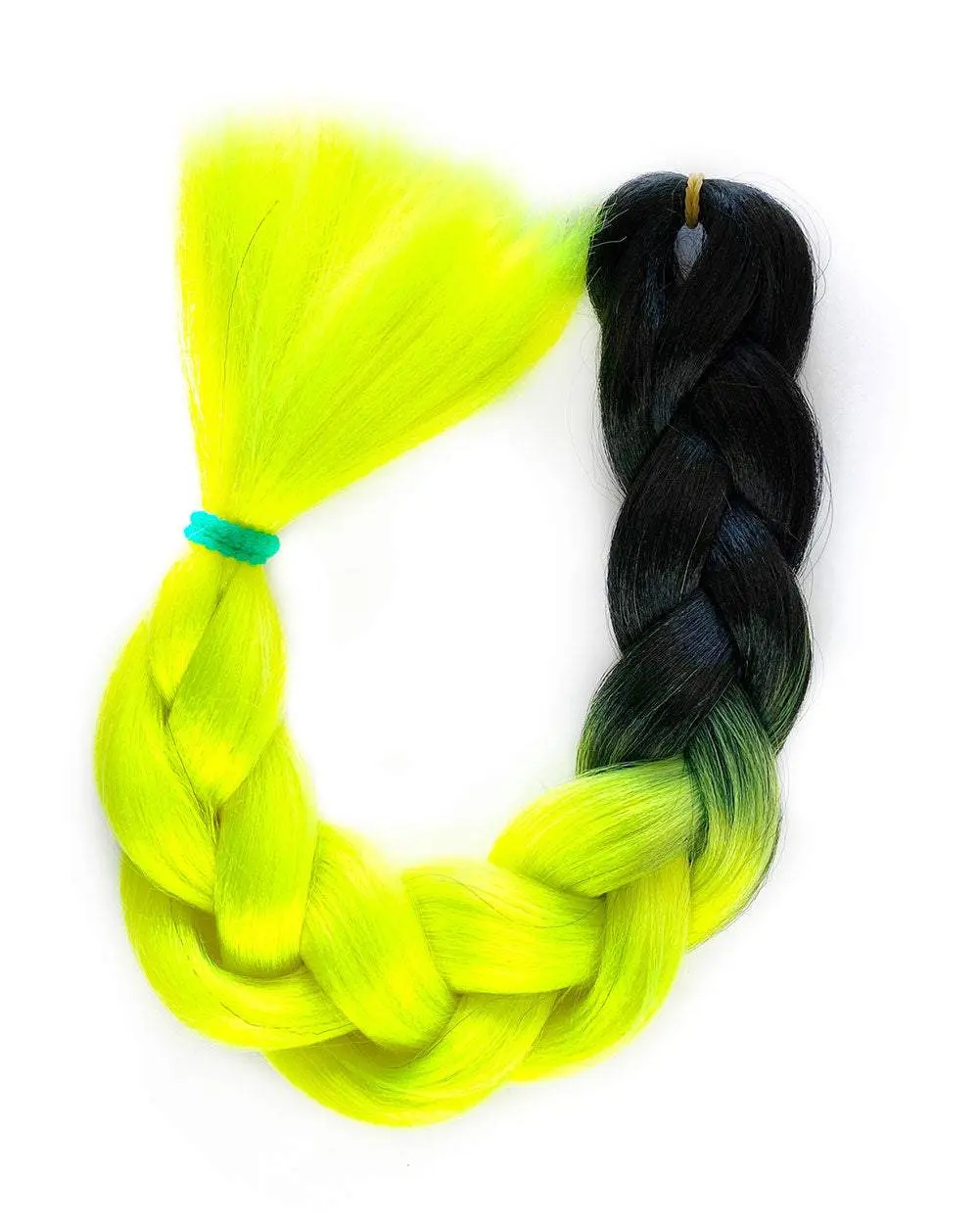 Crypto - Neon Yellow Ombré Hair Extension