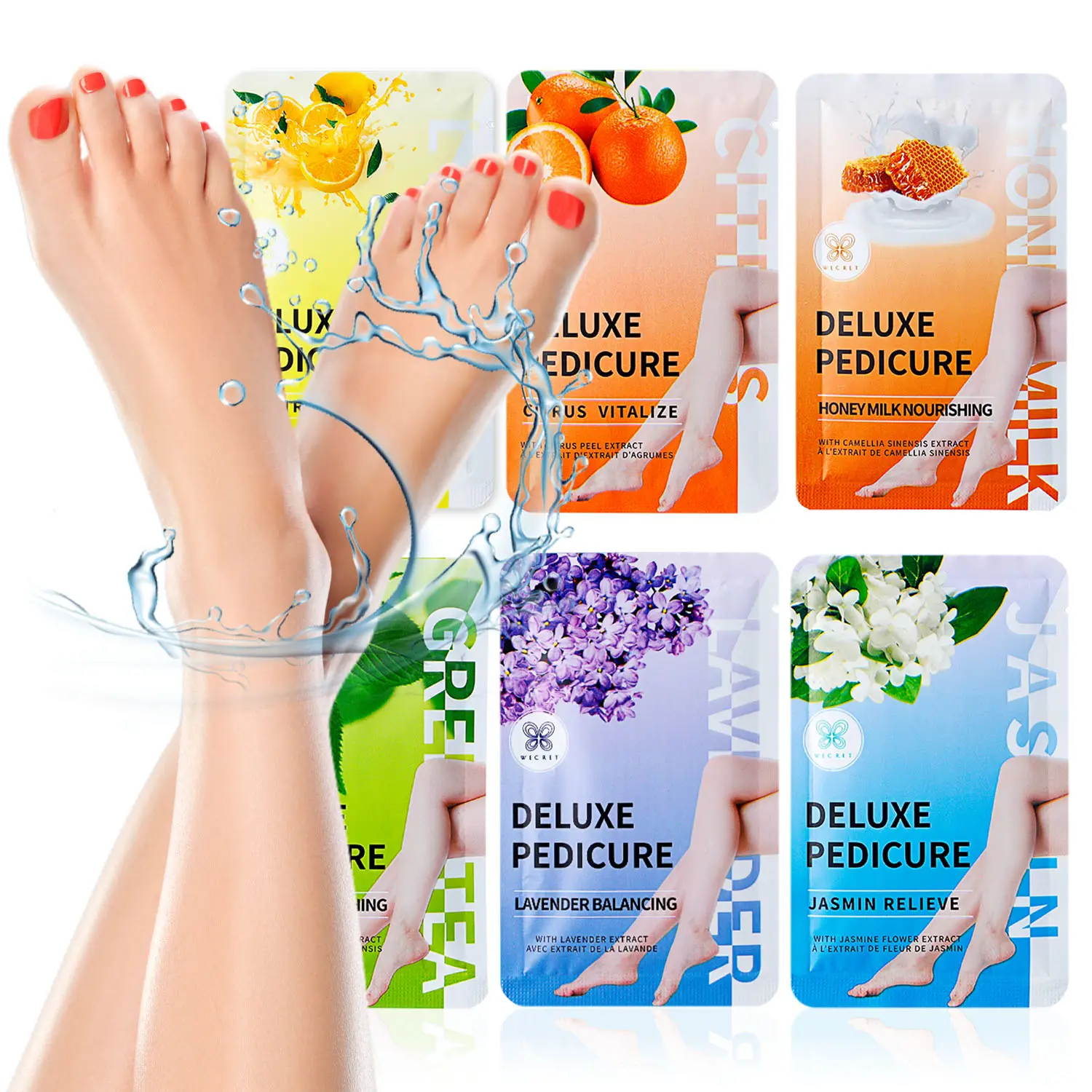 Foot Soak with Epsom Salt,Toenail Repair Softens Thick Calluses,Stubborn Foot Odor Relief,Relaxing Spa for Athletes Foot,Burning & Itching,Damaged Discolored Nails,Natural Callus Remover  Cracked Heel Repair Lavender Green Tea 14.8oz