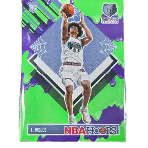 2024-25 Panini Haunted Hoops Jaylen Wells RC Green Slime Parallel Memphis Grizzlies