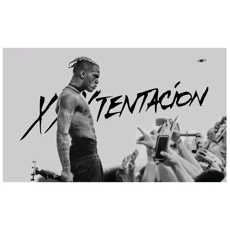 Tapestry  XXX Tentacions Album Stream Flag 'Look at Me: THE ALBUM Tapestry 40in*60in Tapestry Home Decor Supplies Decoration