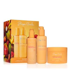 Juicy Styling Trio - Leave-In, 6-in-1 Styling Cream, Defining Custard