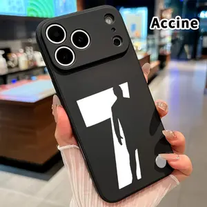 Soccer Number 7 Player Art Pattern Straight Edge Soft Phone Case for iPhone 17 16 Pro Max 15 Plus 14 13 12 11 Air XR E XS Plus Shockproof Drop Protection Rugged Durable Silicone Cover