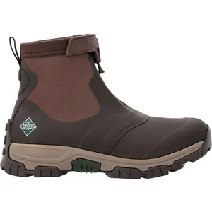 Men's Apex Mid Zip Ankle Boot Velcro stretch collar for custom fit Dual Density