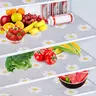 LMMAKE 4PCS/12PCS Washable Refrigerator Mats, Waterproof & Oil-Resistant, Protect Fridge & Freezer Shelves, Cabinets, Drawers, Anti-Spill for Easy Cleaning, Kitchen Organizer Accessories for Families