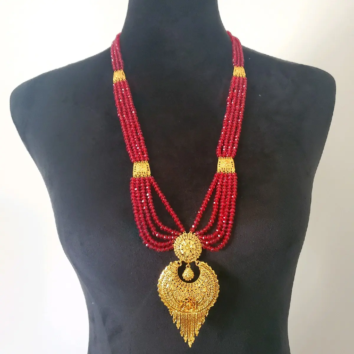 Traditional mangalsutra necklace