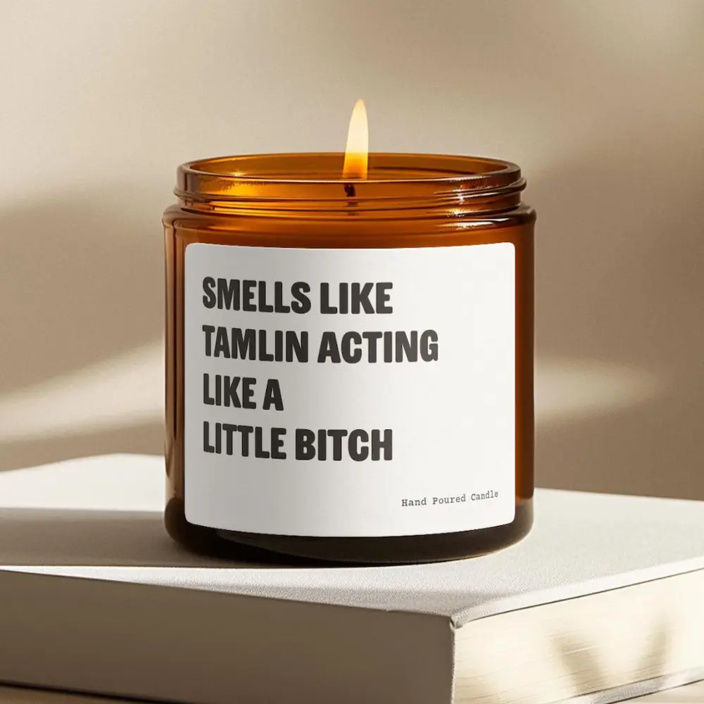 Tamlin Acting Like A Little Bitch Scented Candle, ACOTAR, Book Lover Gift, Book Reader, Reading Candle, Bookworm Gift, Bookish Gift, Gift for Her, Gift Ideas For Reader, Bookish Birthday Gift, Christmas Gift