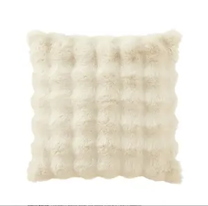 22" x 22" Bubble Fur Decorative Throw Pillow For Adult