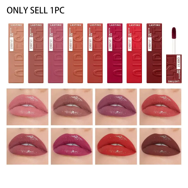 Long Lasting Liquid Lipstick, Luxurious Long Lasting Waterproof Creamy Matte Lip Balm, Easy Coloring Lip Sticks, Suitable for All Occasions Lip Makeup, Gloss, Lipstick Cosmetic, Lip Products Makeup