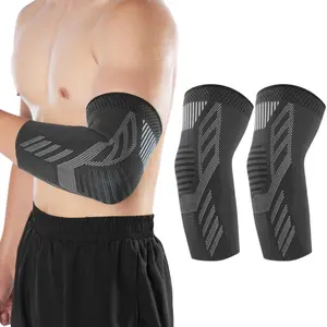Sports Elbow Support, 2 Counts Elbow Brace, Elbow Support Sleeve, Elbow Compression Sleeve, Elbow Guard, Fitness Elbow Support, Sports Protective Gear for Men & Women