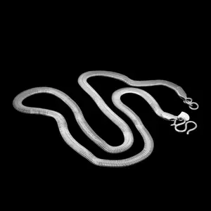 GTHIC Snake Bone Necklace for Men Women Stainless Steel Serpent Skeleton Jewelry Daily Wear