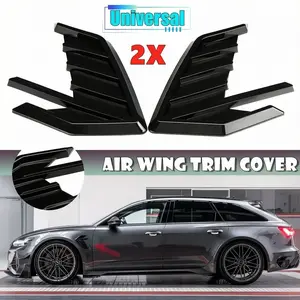 Universal car fender decorative sticker, sporty appearance, fender side emblem, exterior decoration, carbon fiber soft adhesive