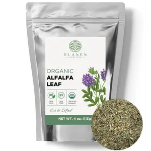 Alfalfa Leaf, USDA Certified Organic, Cut & Sifted