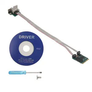 M.2 A+E 2.5G Ethernet Adapter 2.5G/1G/100M Multi-Gigabit M.2 Network Card 8125B COM