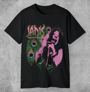 Janis Joplin Music Legend Tee Vintage Graphic Shirt 70s Rock Style Unisex Gift
