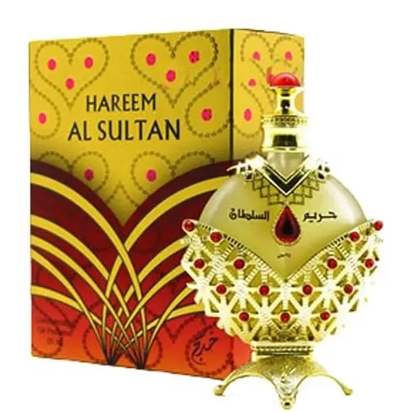 KHADLAJ Hareem Al Sultan Gold Perfume Oil-35ML: Luxurious Floral Fragrance for Men and Women Scented Scent