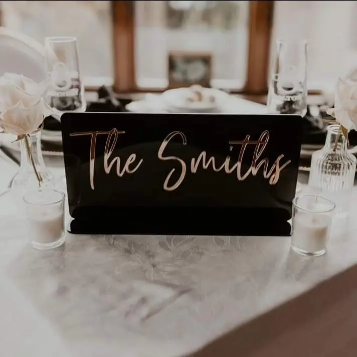 Wedding Head Table Sign | Sweetheart Table sign | 3D Couples sign Decoration