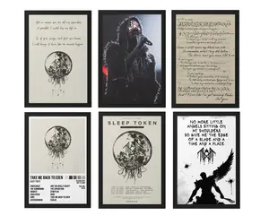 Graphic Sleep Token Take Me Back to Eden Tour Print Poster, Photo Picture Posters Room Decor Home Decorative