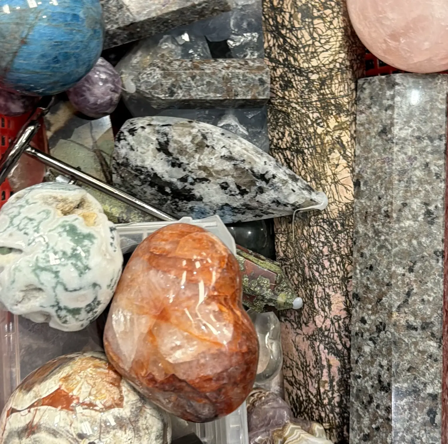 Crystals chosen with intention