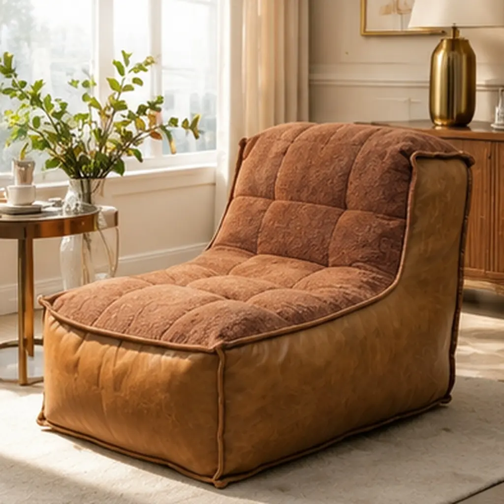 Single Seater Armchair with Sculptural Backrest and Integrated Side Table for Living Room Comfort and Style Accent Chair with Built-in Table Modern Design, Dining Room Chairs for Kitchen, Dining Room, Living Room, Restaurant Style Seating